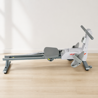 Máquina de Remo Magnética Plegable al por Mayor, Equipo de Gimnasio en Casa, Entrenador Cardiovascular, Ahorro de Espacio, Resistencia Ajustable