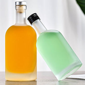 100 मिलीलीटर 200 मिली 375 एमएल 500 मिली 700 मिली 750 मिली 1000ml शराब के साथ राउंड वाइन शराब की बोतल - Product Image 3