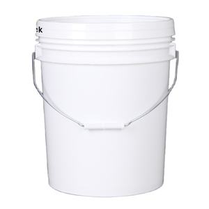 Seau/baril en plastique de 20 litres Seau à miel de 5 gallons avec couvercle pour cornichons Récipient de stockage de cornichons - Product Image 1