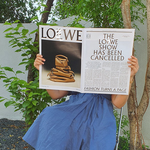 Papel de fondo fotográfico de diseño de periódico y revistas en inglés, adecuado para decoración de maquillaje - Product Image 4