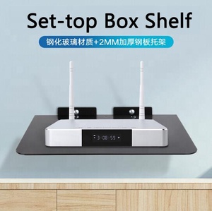 Q08-1 Tempered Glass TV tường kệ cho DVD Player TV DVD đứng cho TV <span class=keywords><strong>Wall</strong></span> <span class=keywords><strong>Mount</strong></span> với kệ nổi TV đứng treo tường - Product Image 4