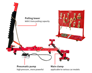 Xinjintuo เครื่องมือซ่อมรถยนต์ เครื่องโครงตัวถังรถยนต์ เครื่องโครงรถแบบพกพา เครื่องดึงบุ๋มตัวถังรถยนต์ - Product Image 3