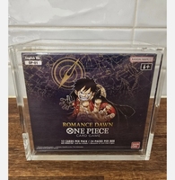 Boîtier en acrylique personnalisable pour une boîte de rappel One Piece OP01 Blue Bottom Romance Dawn (version anglaise)