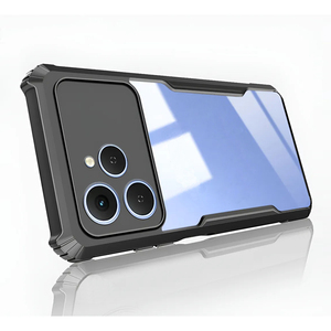 Custodia per Telefono Tecno Spark 40 30 20 10 9 8 7 6 4 Pro Spark <span class=keywords><strong>Go</strong></span> 1S 2, Nera, Ultrasottile, Antiurto, Protezione Morbida con Cornice in Acrilico - Product Image 1