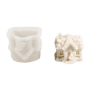 Easter Bunny House Silicone <b>Mold</b> For <b>Candle</b> Making DIY Home Decor Craft <b>Mold</b> Customizable Shape - Product Image 4