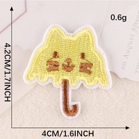 Vente en gros d'ordinateur Broderie d'animaux et de fruits au fer sur des patchs pour vêtements pour bébés et enfants
