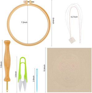 Aguja de bordado Kits de iniciación magia bordado pluma un conjunto de aguja enhebrador de <span class=keywords><strong>agujas</strong></span> de bordado costura - Product Image 2