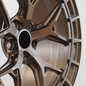 Jantes en alliage d'aluminium forgé monobloc Roc Custom 16-22 pouces Bronze brossé HFX-1 PCD 5x120 5x114.3 pour Ford Mustang <span class=keywords><strong>Corvette</strong></span> - Product Image 4