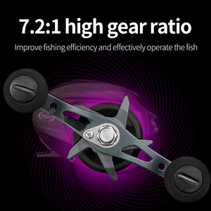 <span class=keywords><strong>Moulinet</strong></span> de pêche LINNHUE Baitcasting AM2000, rapport de transmission 7.2:1, résistance maximale 8KG, aimant néodyme N42, <span class=keywords><strong>moulinet</strong></span> pour eau salée, pêche Pesca - Product Image 5