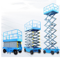 Lift Gunting Listrik 4-18m Skylift 6m 8m 10m 12m 14m Pengangkat Bergerak Perancah Lift Gunting Hidrolik Listrik