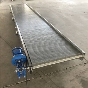 Konveyör paslanmaz çelik plaka kemer için eğimli konveyör transferi çimento ve diğer ağır ürünler endüstriyel - Product Image 2