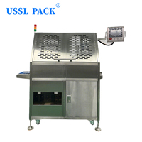 Máquina de Envasado Automática Continua Tipo Sleeve para Botellas de Salsa con Control de Pantalla de Acero Inoxidable S-60, Paquete Grupal