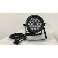 Projecteur LED étanche 18W 24W 6-en-1 avec contrôle DMX512 pour éclairage d'ambiance disco, température de couleur 9000K