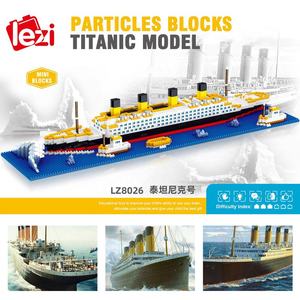 Set di Micro Blocchi da Costruzione <span class=keywords><strong>Titanic</strong></span>, Modellino di Nave Famosa, Zhegao Lezi Ingrosso - Product Image 2