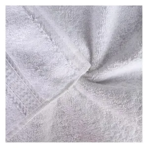 批发白色柔软织物手巾正常使用酒店使用定制包装