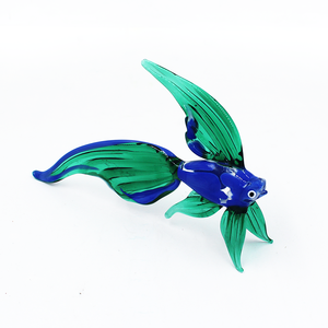 Vari Pesci Decorativi in <span class=keywords><strong>Vetro</strong></span> Adatti per Acquari, Statuette in <span class=keywords><strong>Vetro</strong></span> Fatte a Mano, Artigianato in <span class=keywords><strong>Vetro</strong></span> a Forma <span class=keywords><strong>di</strong></span> <span class=keywords><strong>Pesce</strong></span> Rosso - Product Image 4