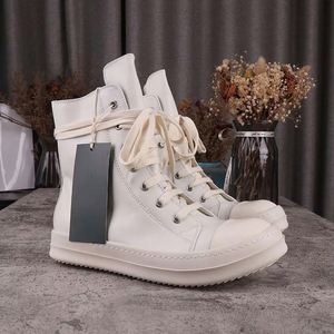 Zapatos Casuales de Piel de Alta Gama con Cordones para Parejas, Diseño 2026, Marca de Moda, Zapatos Casuales de Caña Alta para Hombre, para Correr Lento - Product Image 5