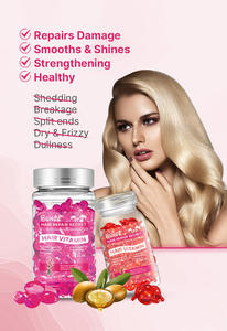 Buneeベストセラー60個のヘアカプセルで、ビタミンが豊富なヘアセラムで最高のヘアリペアを実現独自のロゴを作成 - Product Image 3