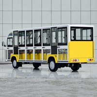 Mini-bus électrique à batterie pour aéroport, prix de gros, 11/8 places, sièges fermés pour visites touristiques, en vente
