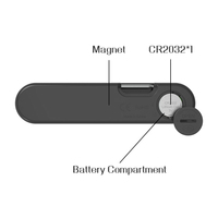 Termometer dapur saku Digital layar LCD, pengukur suhu makanan rumah tangga bertenaga baterai otomatis dengan pena Oven daging