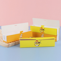 Caja Plegable de Papel Kraft Resistente para Hot Dogs, Venta al por Mayor, Ecológica, Resistente a la Grasa, Proveedor de Porta Snacks Desechables