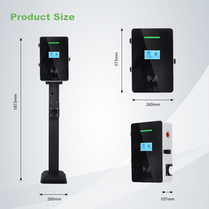 Wallbox ปืนคู่ชาร์จ AC EV สถานี22KW Type2 44KW Type1 gbt ยานพาหนะไฟฟ้าชาร์จรถยนต์ด้วยเอาต์พุต32A RFID - Product Image 3