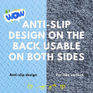 <span class=keywords><strong>Tappeto</strong></span> Puzzle all'ingrosso personalizzato in fabbrica per bambini tappetino intrecciata ispessito per pavimento in ceramica Puzzle <span class=keywords><strong>tappeto</strong></span> peloso - Product Image 6