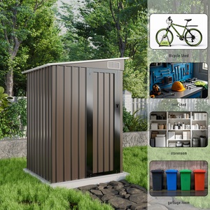 Oem tùy chỉnh kích thước nhà ngoài trời bền vững prefab vườn Xây Dựng Công cụ lưu trữ đổ không thấm nước đa năng kim loại thép đổ - Product Image 2