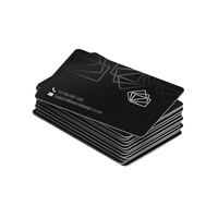 Tarjetas de Visita Metálicas de Alta Gama Personalizadas con NFC 4k en Oro con Código QR