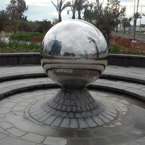 Bola hueca grande de acero inoxidable para centro de arte, 1200mm, 1500mm, 1800mm - Product Image 3