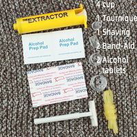 Kit d'extraction de venin de premiers secours, traitement des piqûres d'insectes, pompe d'extraction, outils de camping en plein air, élimination des poisons, pompe
