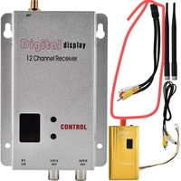 Émetteur-récepteur audio vidéo sans fil 1,2 GHz 1,2 G 8CH 1,5 W 1500 mW pour drone RC quadricoptère FPV