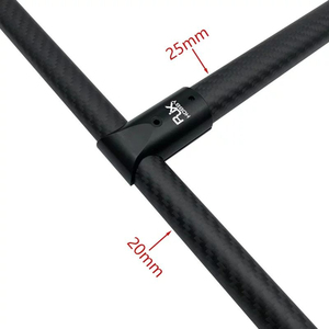 Connecteur de train d'atterrissage RJXHOBBY RJX 25 mm à 20 mm, base de tube en T pour drones multirotors de photographie aérienne et de protection des plantes - Product Image 4