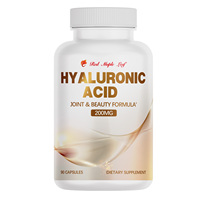 Capsules d'acide hyaluronique haute puissance, non OGM, favorisent le confort des articulations, l'hydratation de la peau et la nutrition des cheveux et des ongles