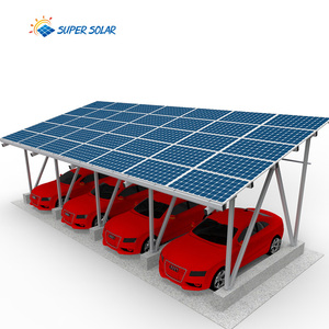 Bảng điều khiển kosten solarcarport carport PV gắn kết cấu thép năng lượng mặt trời - Product Image 1