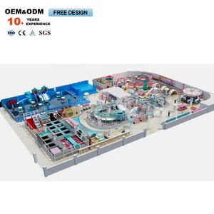 Parque Infantil Interior con Temática de Dulces Rosados para Niños, Diversión Interactiva para Padres e Hijos, Equipo de Parque de Aventuras Directo de Fábrica - Product Image 4