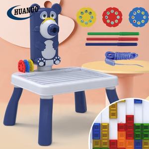 ชุดของเล่นเพื่อการศึกษาอื่นๆ 3in1 บล็อกต่อ กล้อง โต๊ะวาดภาพ ของเล่นเด็ก โปรเจคเตอร์วาดภาพ - Product Image 3