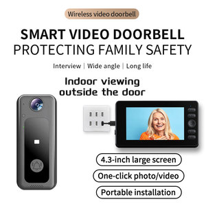 HD tầm nhìn ban đêm <span class=keywords><strong>Video</strong></span> Thông Minh Hệ Thống Chuông cửa không dây mới Mô hình nhà liên lạc trực quan Chuông cửa điện thoại điện tử tiêu dùng - Product Image 2