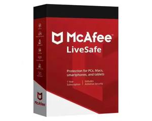 Suscripción de 1 Año a <span class=keywords><strong>McAfee</strong></span> LiveSafe para Dispositivos Ilimitados - Product Image 1