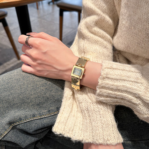 Montre-bracelet pour femme <span class=keywords><strong>IBSO</strong></span> 2025, en alliage luxueux, acier inoxydable, design carré tendance, mouvement à quartz étanche 3ATM, Seiko - Product Image 2