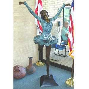 Décoration de jardin en plein air, chair, danseuse en Bronze, Statue de fille nue, Art de danse, Statue de Ballet, danseuse en Bronze, Statue de ballerine fille - Product Image 3