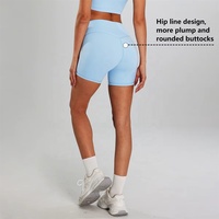 Ensemble de yoga 2 pièces respirant et uni pour femme, short de sport taille haute à compression