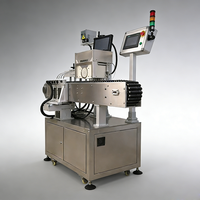 Machine de marquage laser UV à positionnement rotatif avec inspection visuelle pour ligne de production de crayons à sourcils, usine source GS1, entièrement automatique