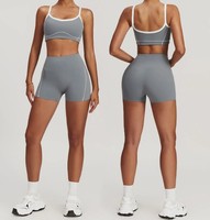 Leggings de yoga personnalisés pour le rehaussement des fessiers et soutien-gorge de sport pour femmes, fabricants en gros de vêtements de sport et de fitness, ensembles d'entraînement, caleçons boxers pour femmes