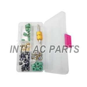 Kit <span class=keywords><strong>de</strong></span> Surtido <span class=keywords><strong>de</strong></span> Herramientas para Válvulas Schrader <span class=keywords><strong>de</strong></span> <span class=keywords><strong>Aire</strong></span> <span class=keywords><strong>Acondicionado</strong></span> <span class=keywords><strong>Automotriz</strong></span>, Herramienta para Extraer Núcleos <span class=keywords><strong>de</strong></span> Válvulas y Adaptador <span class=keywords><strong>de</strong></span> Manguera <span class=keywords><strong>de</strong></span> <span class=keywords><strong>Aire</strong></span> <span class=keywords><strong>Acondicionado</strong></span> con Junta <span class=keywords><strong>de</strong></span> Goma - Product Image 1