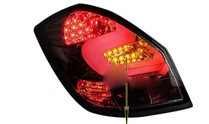 Pour Skoda <span class=keywords><strong>Fabia</strong></span> 2008-2014 Version Fumée Feux Arrière LED Rétrofit/Mise à Niveau 12V 10000 Lumens Automobile Neuf Rouge - Product Image 5