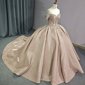 Jancember 6733 Crystal Sweetheart Off Shoulder Empire Ball Gown Vestidos de quinceañera - Product Image 3