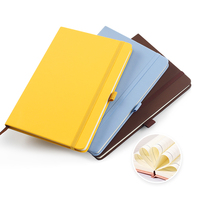 Vente en gros A5 avec sangle élastique Cahier de notes Journal imprimé marque Logo Journal Bloc-notes Carnet de notes personnalisé en cuir PU