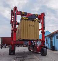 Chariot élévateur à trois roues tout-terrain multifonctionnel avec une capacité de charge de 35 tonnes, composants principaux du moteur et du moteur