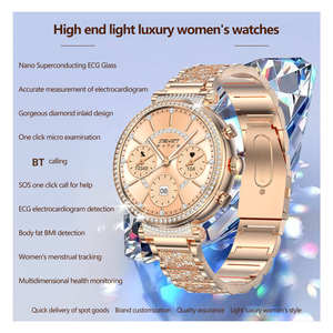 Modelo de lujo TK28 Reloj inteligente para niñas impermeable IP67 banda de aleación IOS Fitness Tracker deportes ritmo cardíaco Reloj pulsera inteligente - Product Image 2